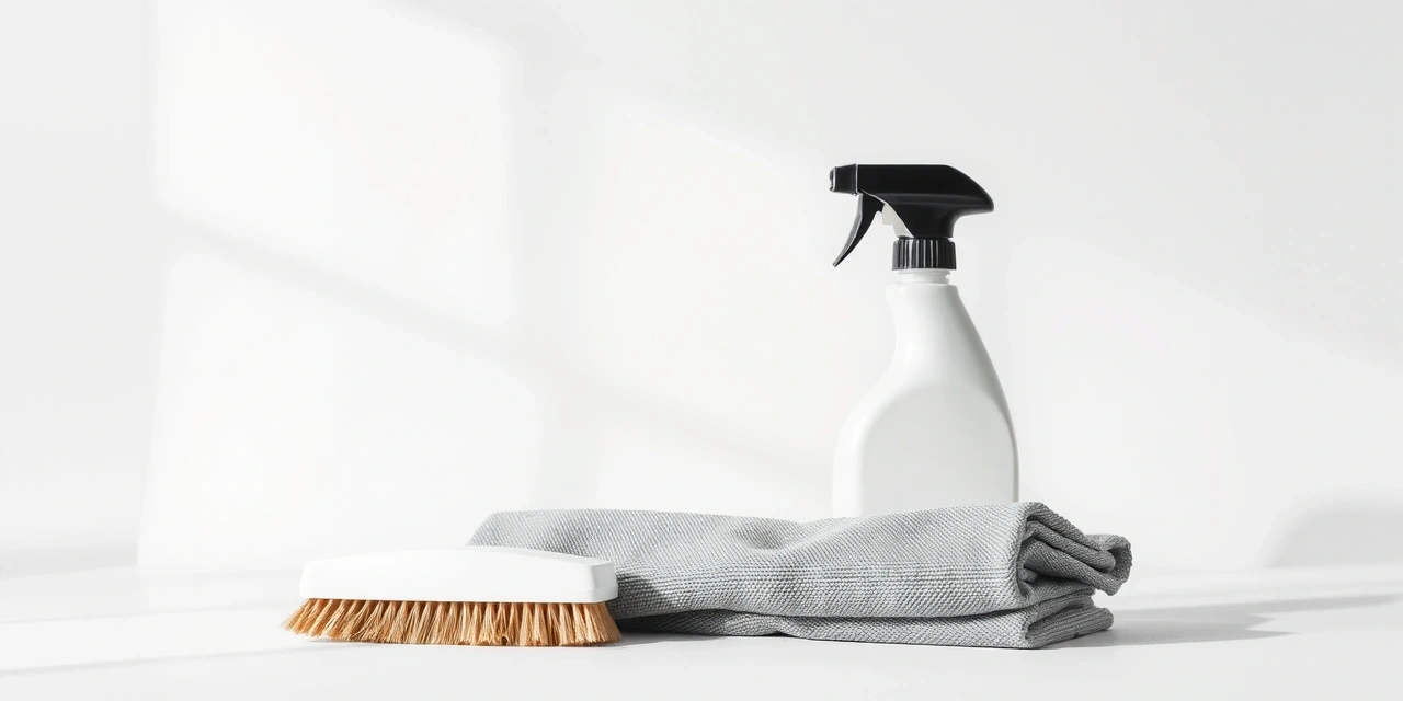 Éléments de nettoyage stylisés